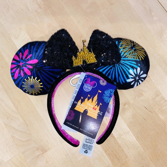 Disney Other - Minnie Mouse Main Attraction - Nighttime Fireworks & Castle Finale Ears